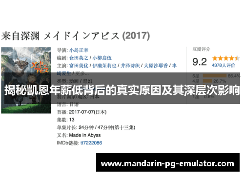 揭秘凯恩年薪低背后的真实原因及其深层次影响