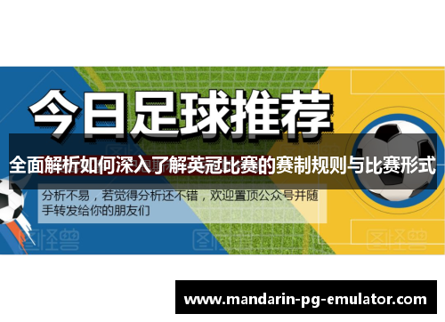 全面解析如何深入了解英冠比赛的赛制规则与比赛形式